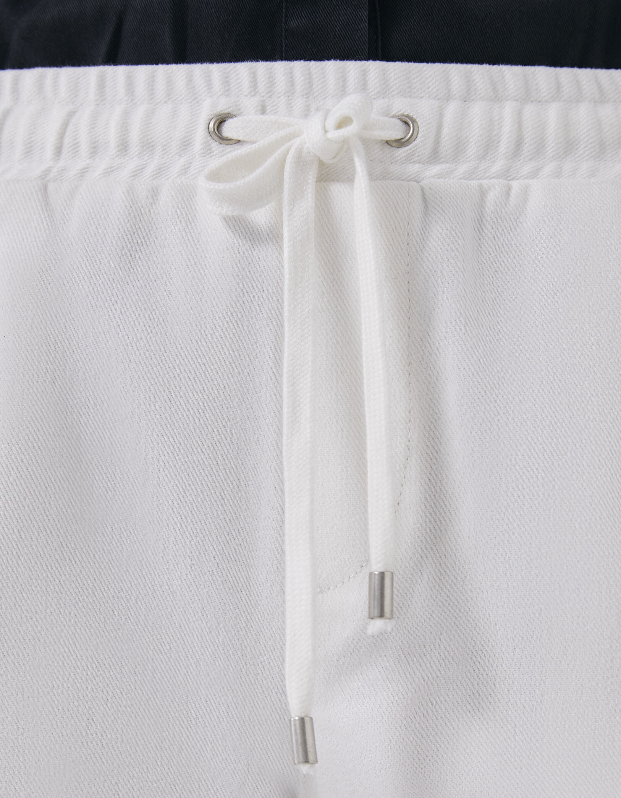 Women s off white jogger style 7 8 straight jeans IKKS