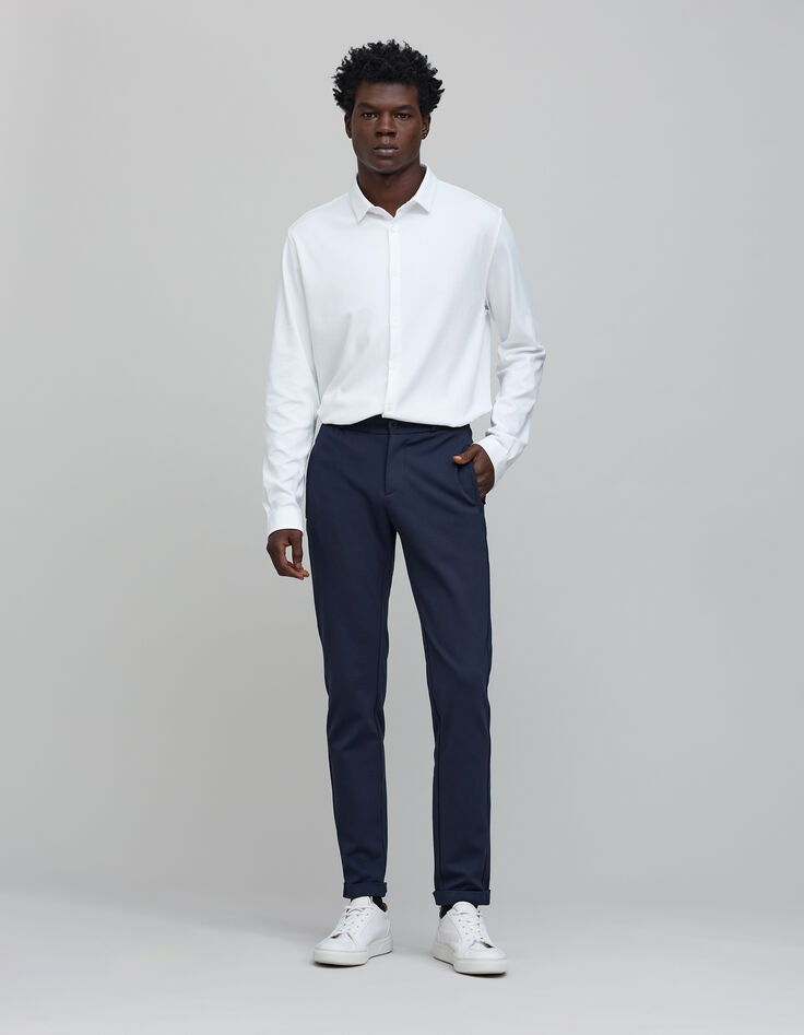 Chemise EASY blanche ABSOLUTE DRY en maille Homme-2