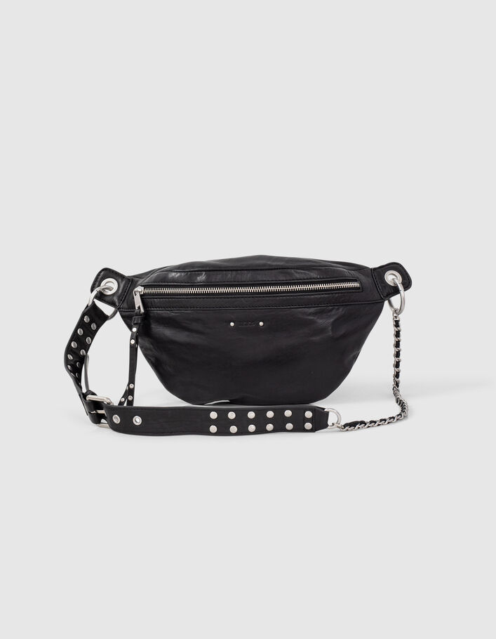 Sac banane The Pocket Belt Rock cuir chrome free femme