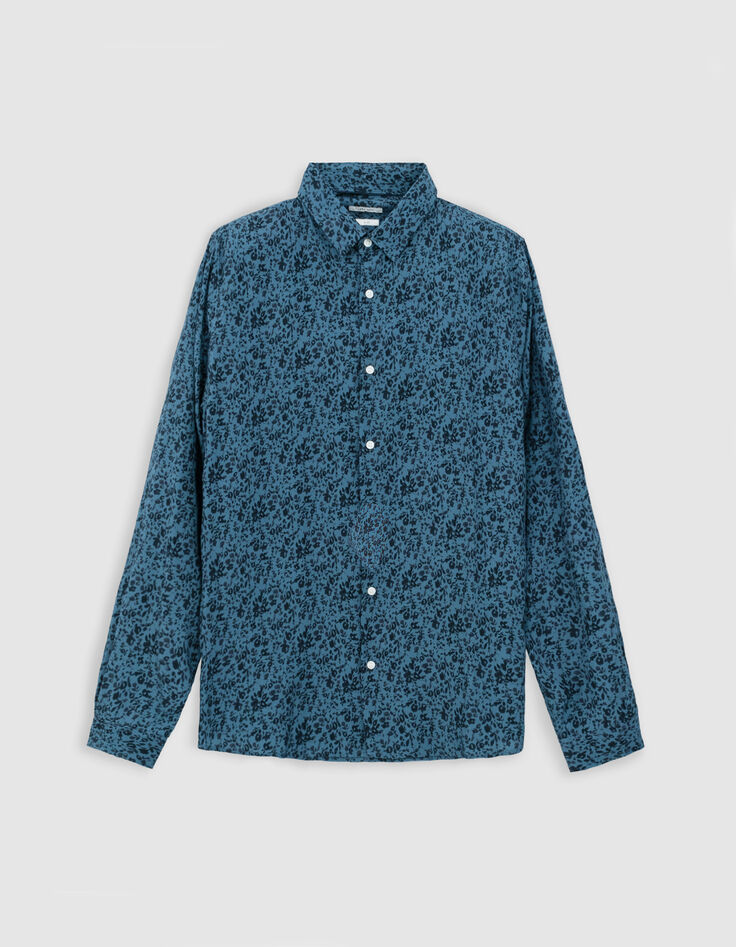 Men’s storm LENZING™ ECOVERO™ flowery SLIM shirt-6