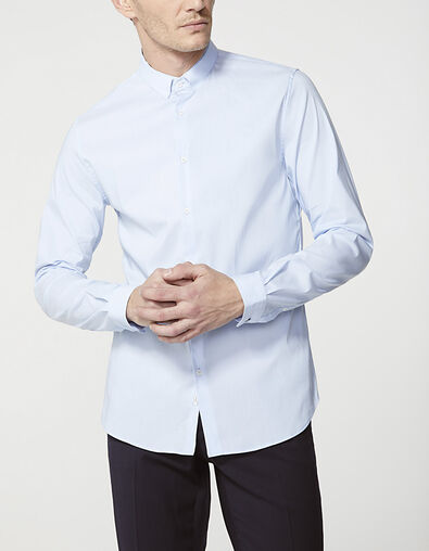 Chemise rayée bleue homme - IKKS