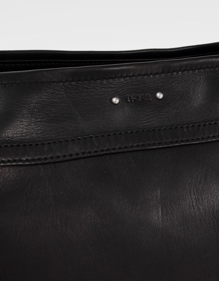 Sac cabas The Artist noir cuir Femme-5