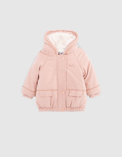 Parka rosa bebé niña - IKKS