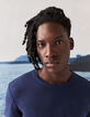 Tee-shirt indigo en chanvre certifié Homme-3