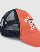 Casquette corail et navy forme baseball garçon -6