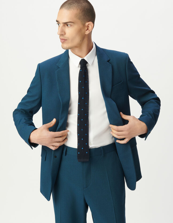 Americana azul imitación hombre-6
