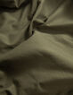 Men&rsquo;s khaki organic cotton voile SLIM shirt-5