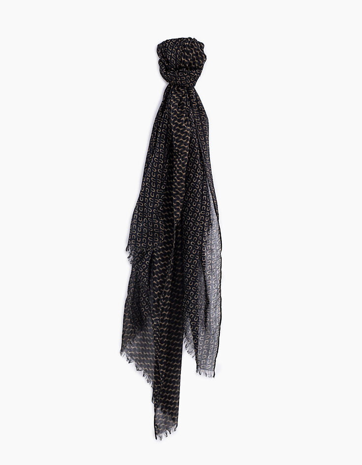 Men's horses scarf-1