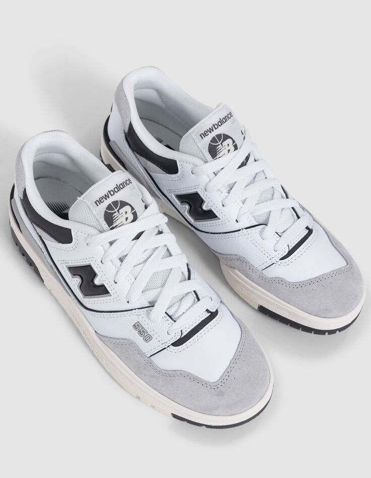 Baskets blanches NEW BALANCE 550 garçon-2