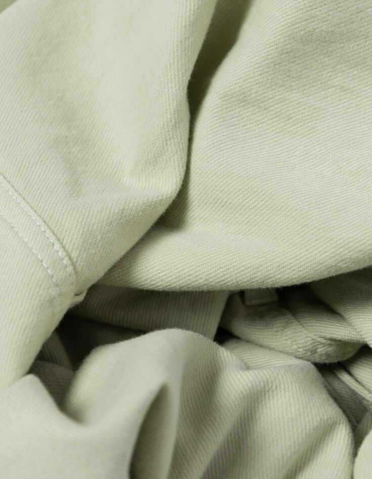 Combinaison en jean vert amande esprit battle Femme-9