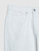 Anders Damen 7/8 Straight White Jeans-4