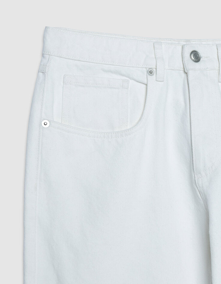 Anders Damen 7/8 Straight White Jeans-4