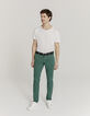 Men’s green CROPPED chinos-1