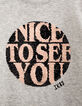 Camiseta gris lentejuelas NICE TO SEE YOU niña-6