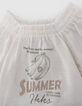 Set kaki short en ecru top babymeisjes-5