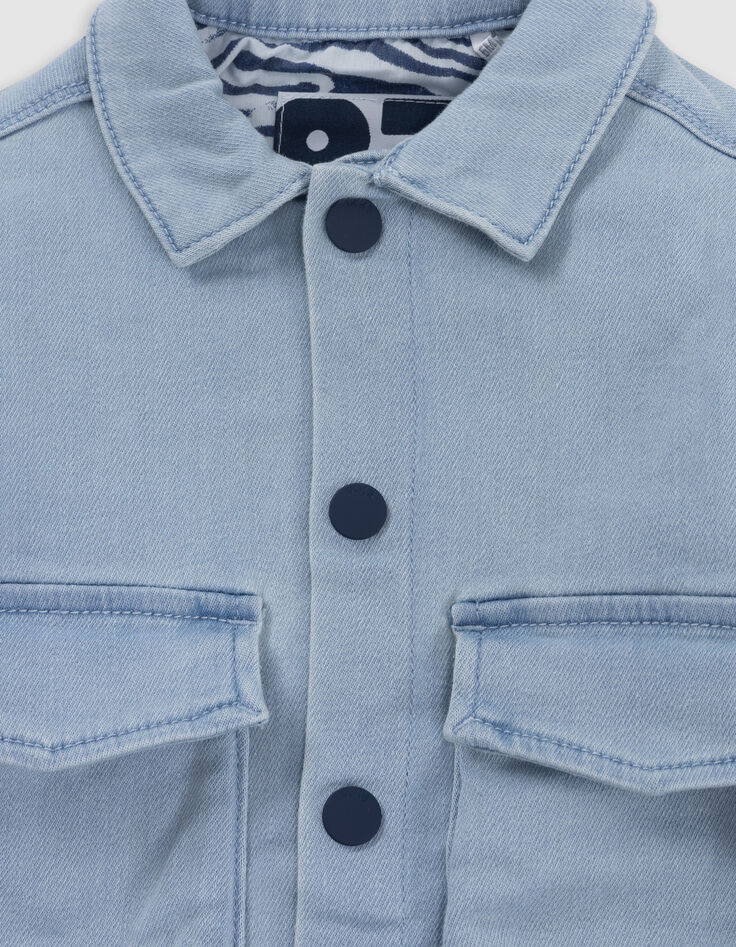 Baby boy blue denim jacket-2