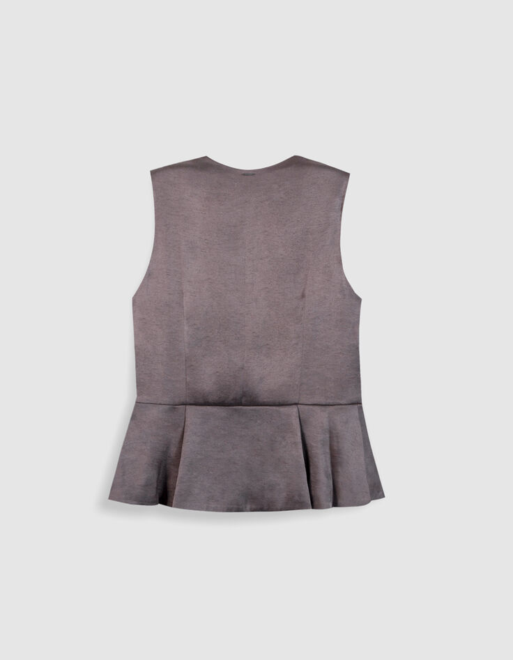 Lyocell&reg; grijs mouwloos damesvest-7