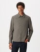 Veste de costume marron motif pied-de-puce Homme-5