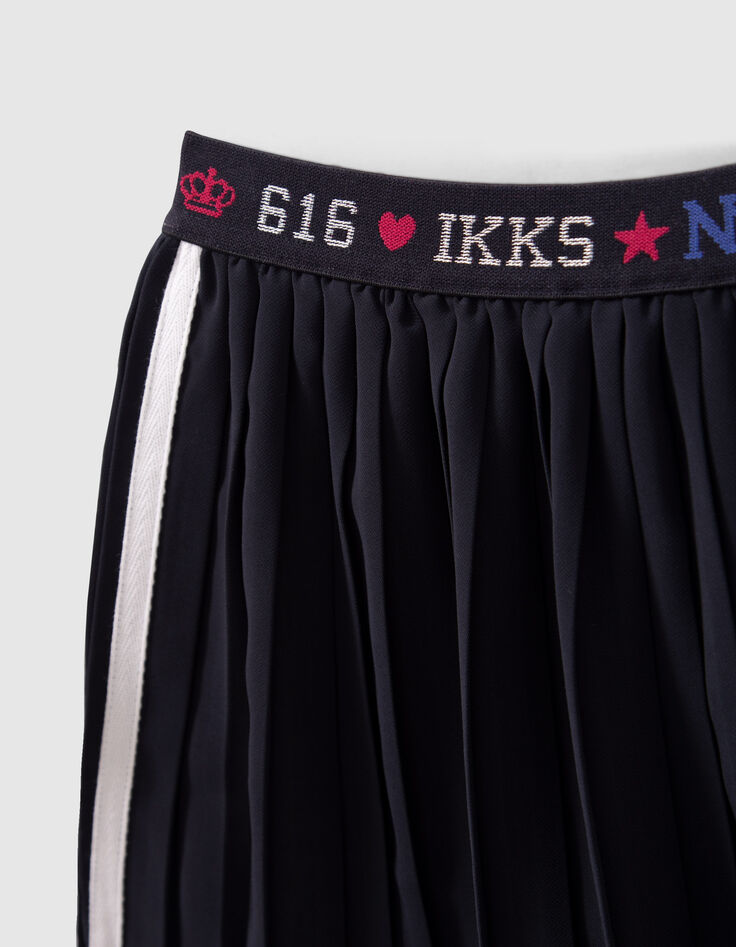 Marine rok-short plissé meisjes-2