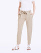 Kn&ouml;chellange, High Waist-Damenhose aus Baumwollleinen-2