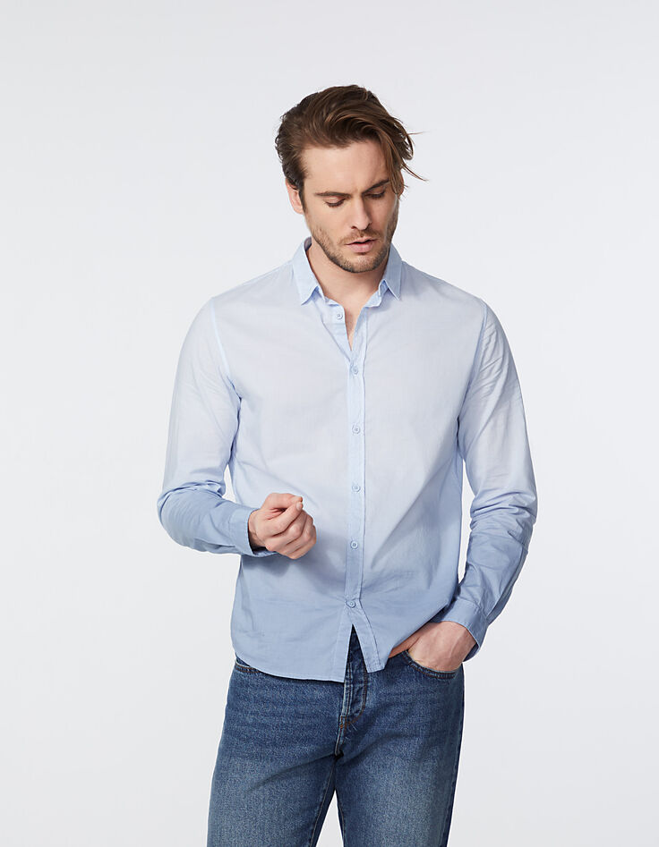 Chemise slim stone avec effet tie and dye Homme-2
