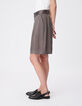 Dames Lyocell&reg; grijze mix getailleerde bermuda-5