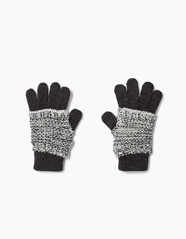 Girls' grey gloves - IKKS