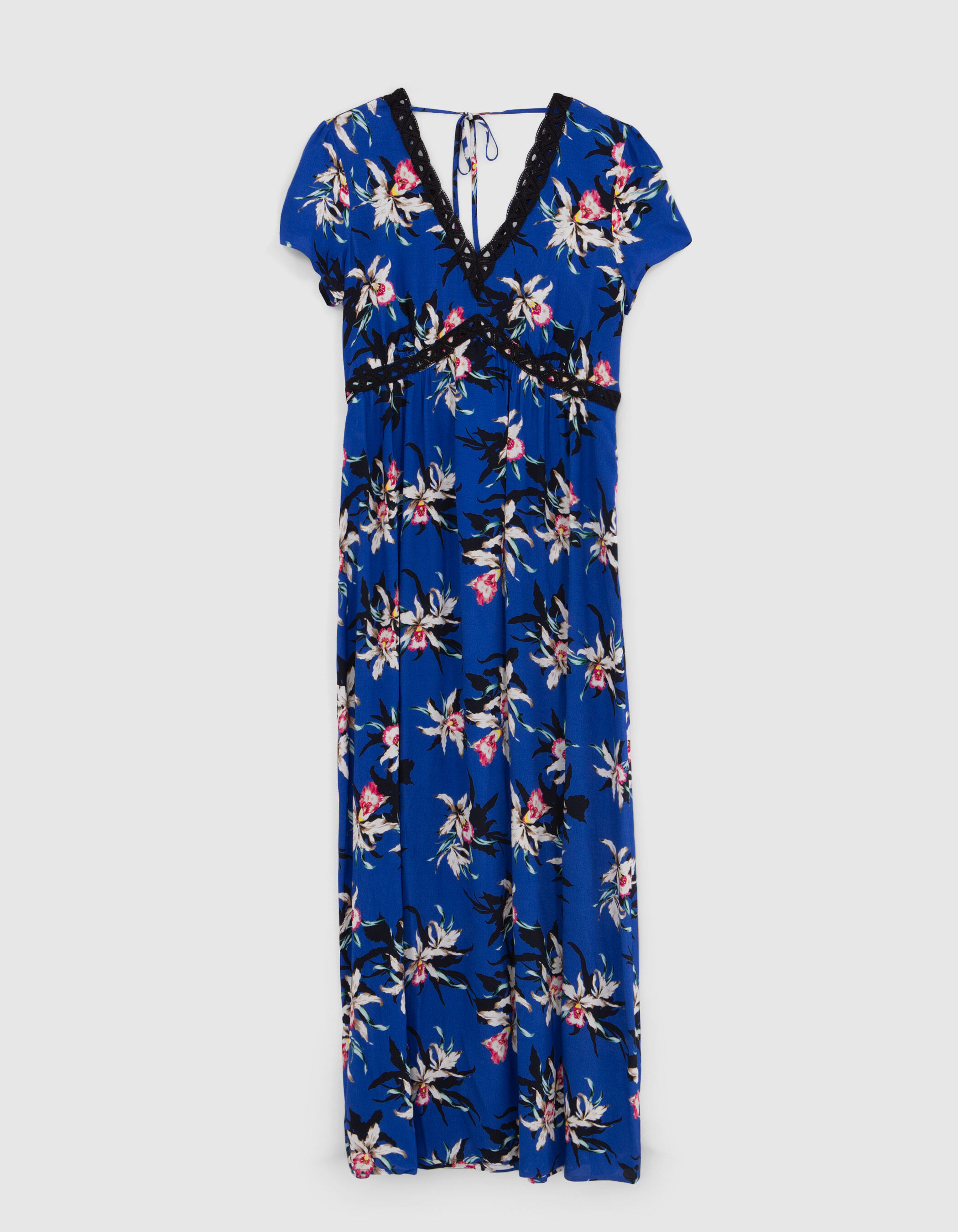Robe longue LENZING ECOVERO fleurs de paradis Femme IKKS