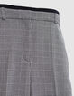 Zwarte Prince of Wales lurex damesbroek-6