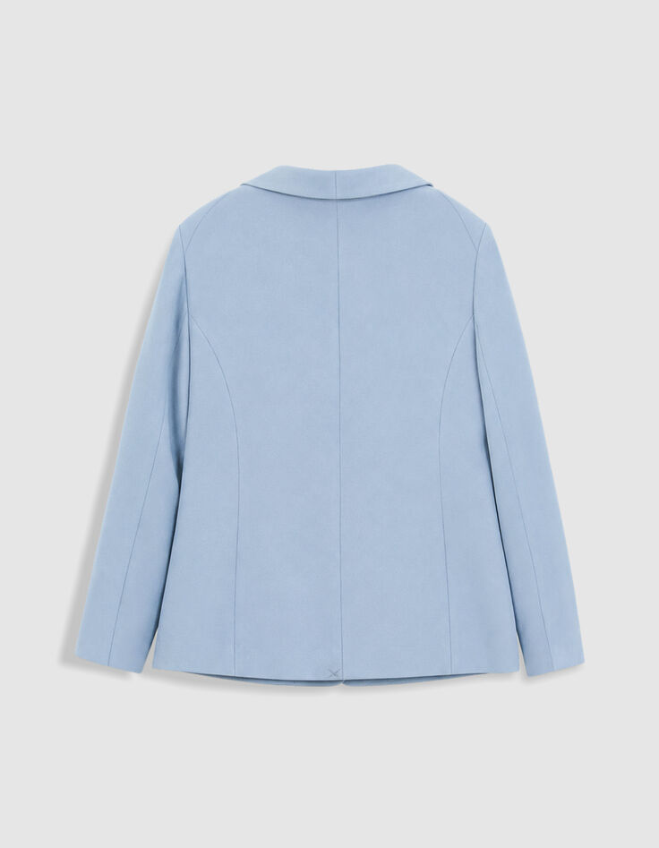 Women's blue fluid oversized suit jacket-7