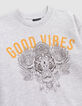 Sweat gris visuel tigre-masque balinais garçon-5
