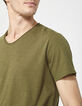 Camiseta caqui hombre-4