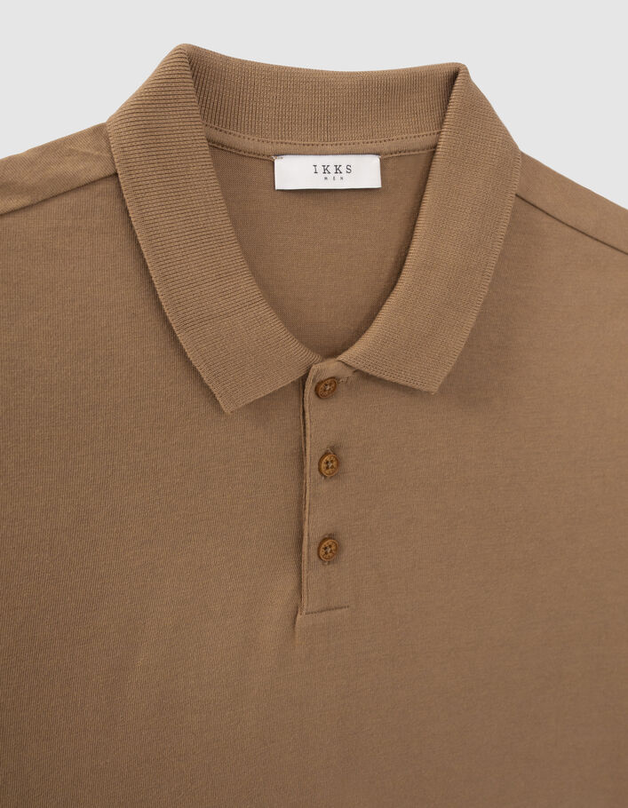 Polo cappuccino coton modal Homme-4