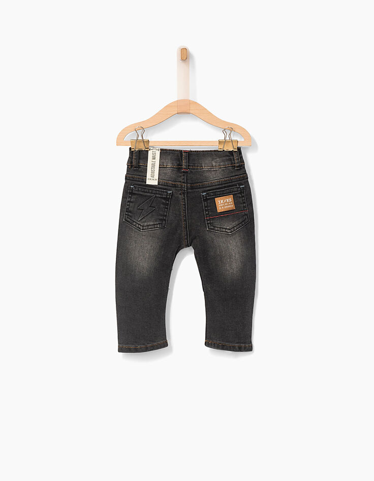 Baby boys' black jeans-2