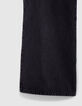Graue verwaschene LARGE-Jeans für Mädchen-7