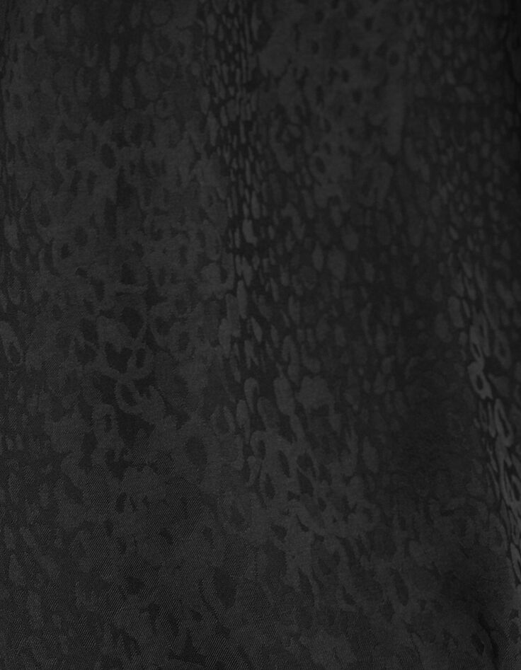 Pure Edition-Robe longue noire asymétrique Femme-7