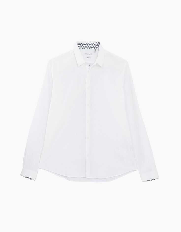 Camisa REGULAR blanca opo geométrica Hombre-1