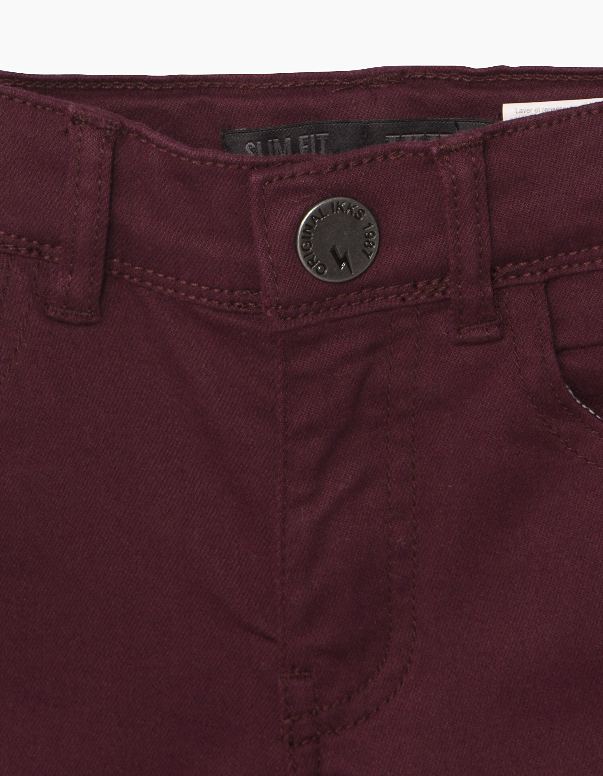 Boys burgundy 2024 jeans