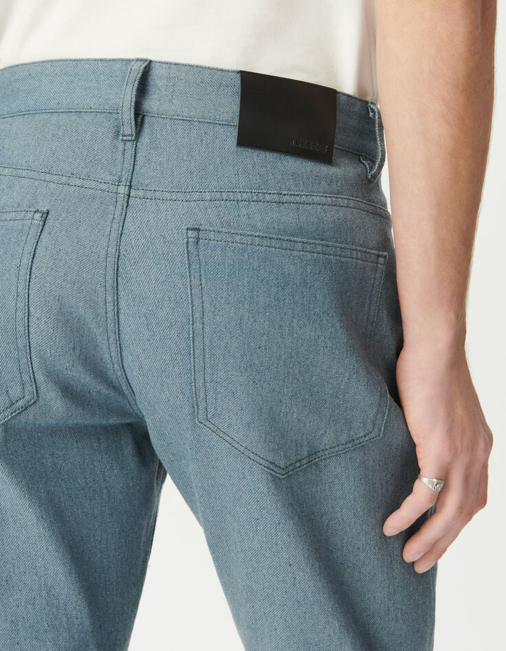 Graublaue TAPERED-Jeans für Herren-4