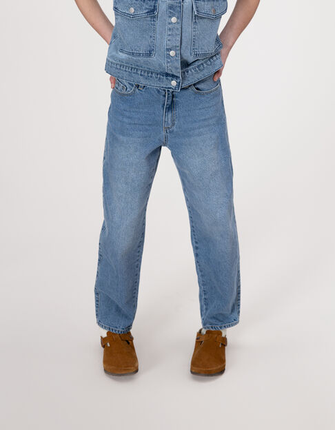 Blaue Gaucho-Mädchenjeans - IKKS