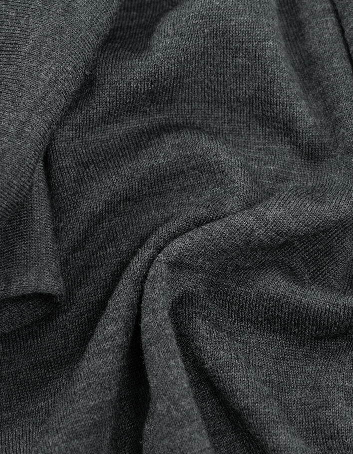 Pull Homme IKKS - Laine Gris - Coupe Slim Fit - Neuf Avec étiquettes - Hiver élégant
