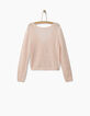 Cardigan rose fille-3