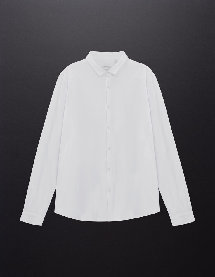 Chemise EASY blanche ABSOLUTE DRY en maille Homme-5