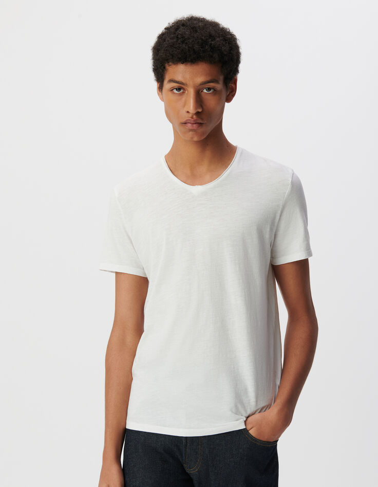Weißes Herren-T-Shirt L'Essentiel-2