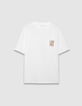 T-shirt blanc maxi visuel dos Homme-6