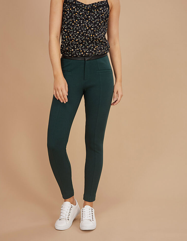 Babery green broek riem in kunstleer I.Code-2