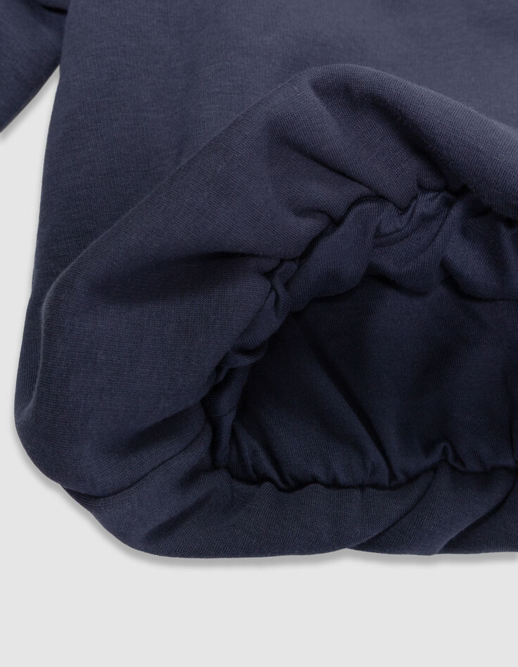 Girls’ 2-in-1 denim dress and zip-neck sweatshirt-8 Girls’ 2-in-1 denim dress and zip-neck sweatshirt-8