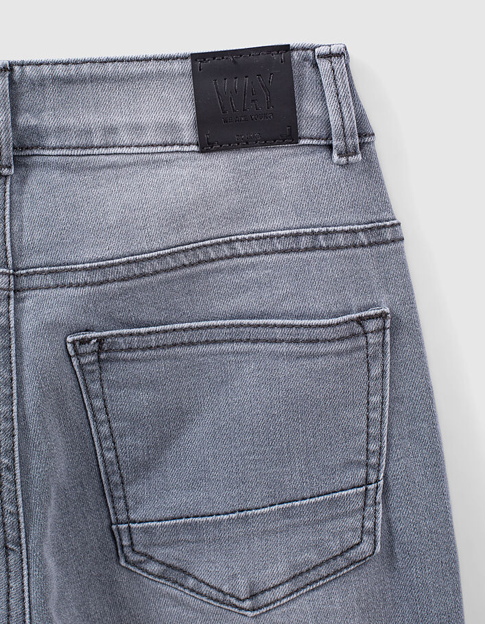 Light grey slim jeans gerecycleerd jongens  - IKKS