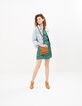 I.Code bleach denim studded jacket-6