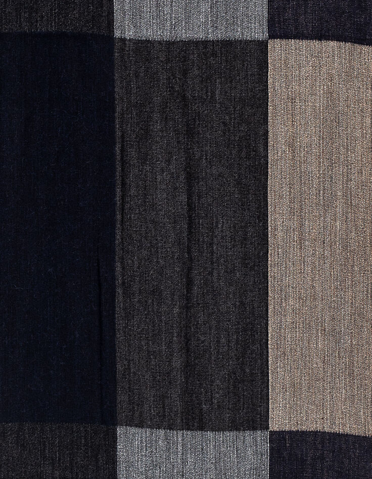 Chèche vison façon patchwork Homme-3